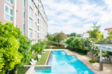 Soyut bulanıklık ve Yüzme Havuzu defocus