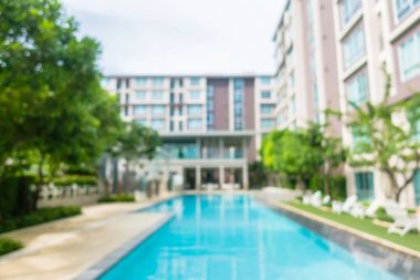 Soyut bulanıklık ve Yüzme Havuzu defocus