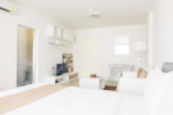 Soyut bulanıklık ve ufuk yatak odası iç ve dekorasyon — Stok fotoğraf