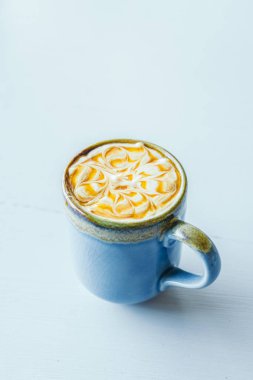 Sıcak latte karamel macchiato Kupası