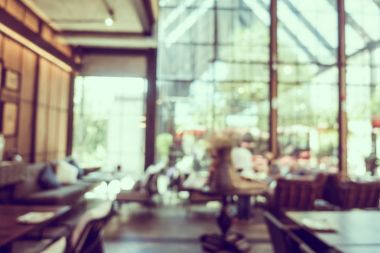 Soyut bulanıklık kahvehane kafe ve Restoran iç