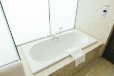 Soyut bulanıklık ve ufuk banyo ve tuvalet iç