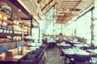 Soyut bulanıklık kahvehane kafe ve Restoran iç