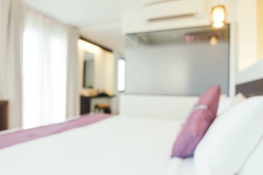 Soyut bulanıklık yatak odası