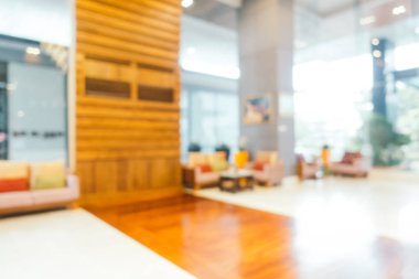 Soyut bulanıklık ve ufuk lobi otel iç