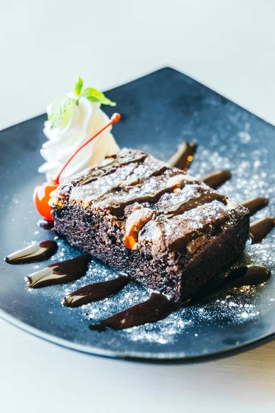 Gâteau au chocolat Brownies — Photo