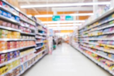 Soyut bulanıklık süpermarket derpartment mağaza