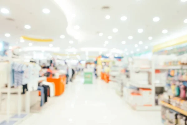 Borrão abstrato e shopping center desfocado em loja de departamento — Fotografia de Stock