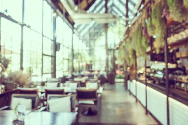 Soyut bulanıklık kahvehane kafe ve Restoran iç