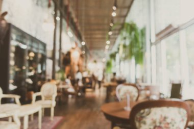 Soyut bulanıklık ve ufuk restoran ve kafe Cafe Inte