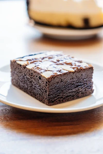 Chocolade Brownies taart — Stockfoto