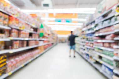 Soyut bulanıklık süpermarket derpartment mağaza