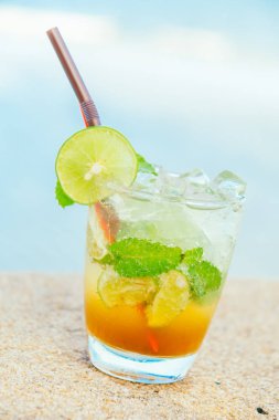 İçme mojito cam buz