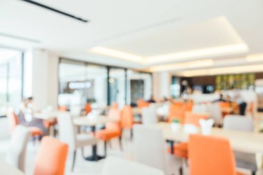 Soyut bulanıklık ve ufuk Restoran iç