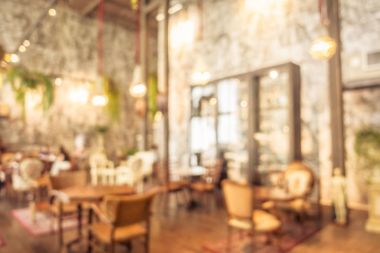 Soyut bulanıklık ve ufuk restoran ve kafe Cafe Inte