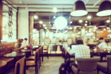 Soyut bulanıklık ve ufuk kafe Cafe iç