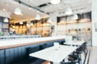 Soyut bulanıklık ve ufuk Restoran iç