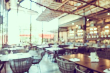 Soyut bulanıklık kahvehane kafe ve Restoran iç