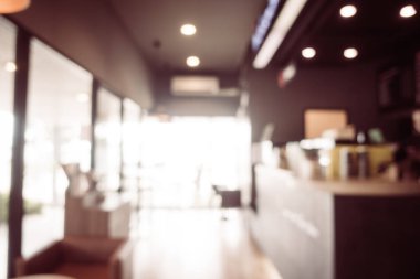 Soyut bulanıklık ve ufuk Restoran iç