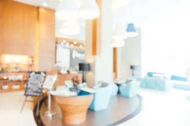 Soyut bulanıklık ve ufuk lobi ve otelin lounge
