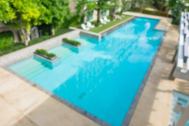 Soyut bulanıklık ve Yüzme Havuzu defocus