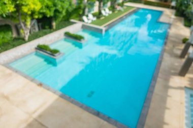 Soyut bulanıklık ve Yüzme Havuzu defocus