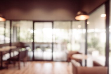 Soyut bulanıklık ve ufuk Restoran iç