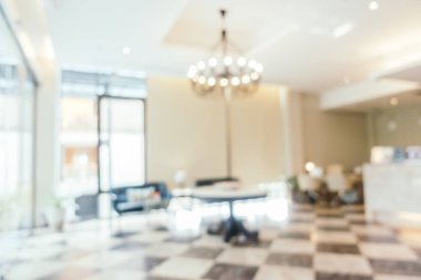Bulanıklık otel lobi iç yaşam alanı