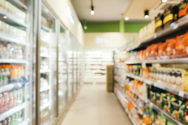 Abstrato borrão e desfocado supermercado varejistas e compras — Fotografia de Stock