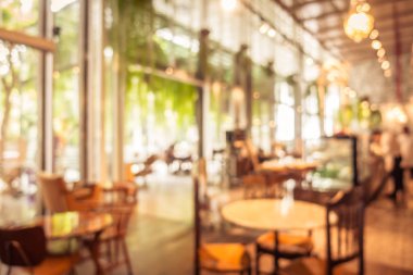 Soyut bulanıklık ve ufuk restoran ve kafe Cafe Inte