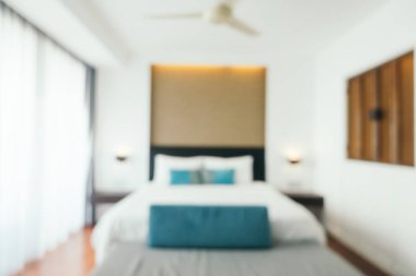 Soyut bulanıklık yatak odası