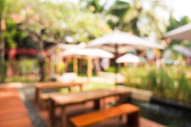 Açık patio için arka plan bulanıklık