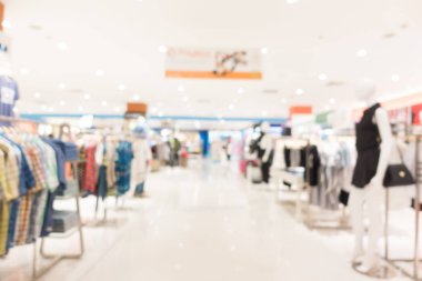 Soyut bulanıklık ve ufuk alışveriş merkezi mağazası