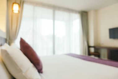 Soyut bulanıklık yatak odası