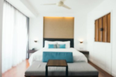 Soyut bulanıklık yatak odası