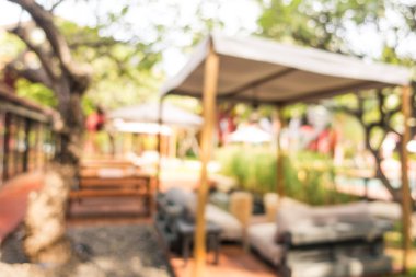 Açık patio için arka plan bulanıklık