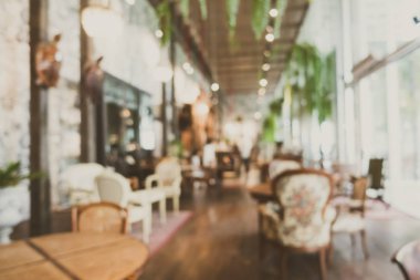 Soyut bulanıklık ve ufuk restoran ve kafe Cafe Inte