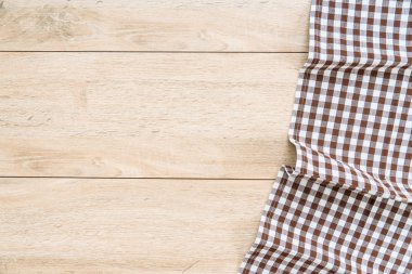 Ahşap masa kopya adlı kullanıcının alanı - Vintage filtre ile üzerinde mutfak bezi