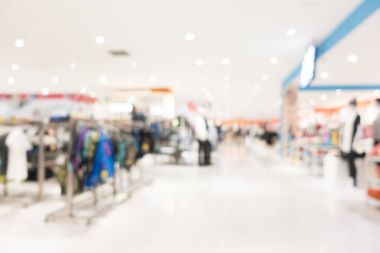 Soyut bulanıklık ve ufuk alışveriş merkezi mağazası