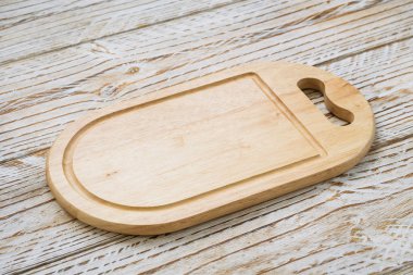 Kopya alanı ile ahşap arka plan ağaç kesme tahtasında