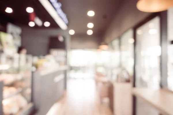 Abstrakte Unschärfe und defokussierter Restaurantinnenraum — Stockfoto