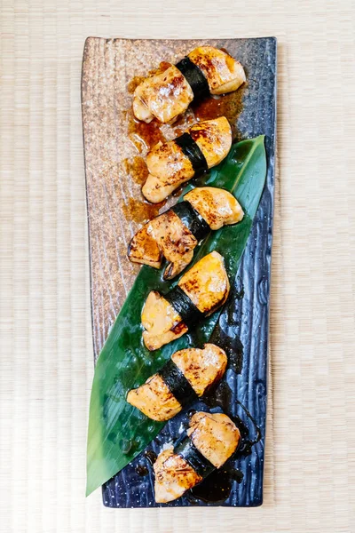 Foie gras sushi set — Stock Photo, Image