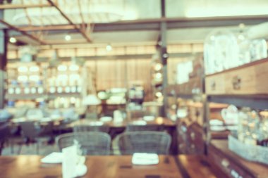 Soyut bulanıklık kahvehane kafe ve Restoran iç