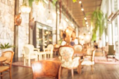 Soyut bulanıklık ve ufuk restoran ve kafe Cafe Inte