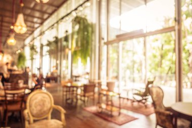 Soyut bulanıklık ve ufuk restoran ve kafe Cafe Inte