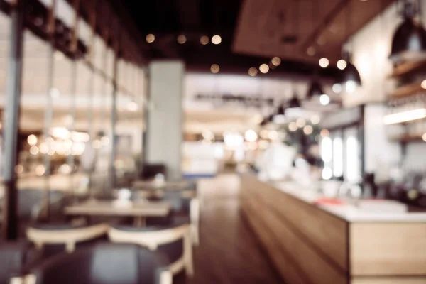 Sfocatura astratta e interno del ristorante sfocato — Foto Stock