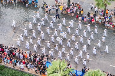 Pattaya, Tayland - 19 Kasım 2017: Asya Uluslararası filo rewview 2017 yılında Parade