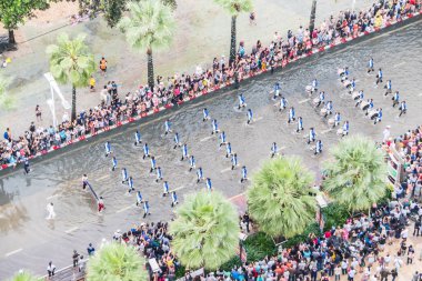 Pattaya, Tayland - 19 Kasım 2017: Asya Uluslararası filo rewview 2017 yılında Parade
