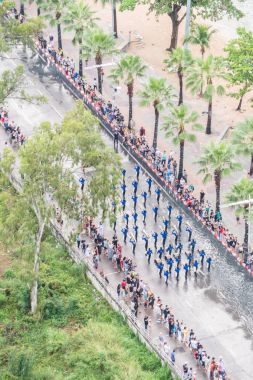 Pattaya, Tayland - 19 Kasım 2017: Asya Uluslararası filo rewview 2017 yılında Parade