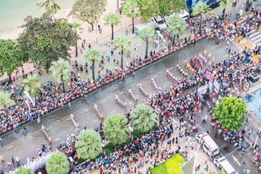 Pattaya, Tayland - 19 Kasım 2017: Asya Uluslararası filo rewview 2017 yılında Parade